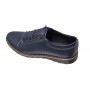 Pantofi barbati Casual Sport din piele naturala Bleumarin ASEBL